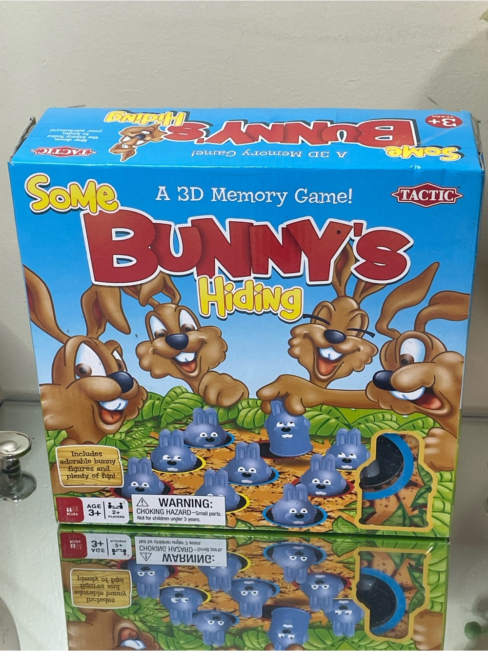 Some Bunny’s Hiding 3D Memory Board Game Complete Tactic Kids 3+